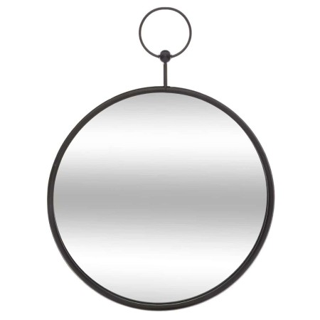 Oglinda Gouset, rama metal, negru, D.30 cm, 169330