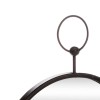 Oglinda Gouset, rama metal, negru, D.30 cm, 169330