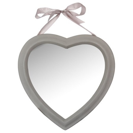 Oglinda Hearts, rama MDF, taupe, H.40 cm, 141260