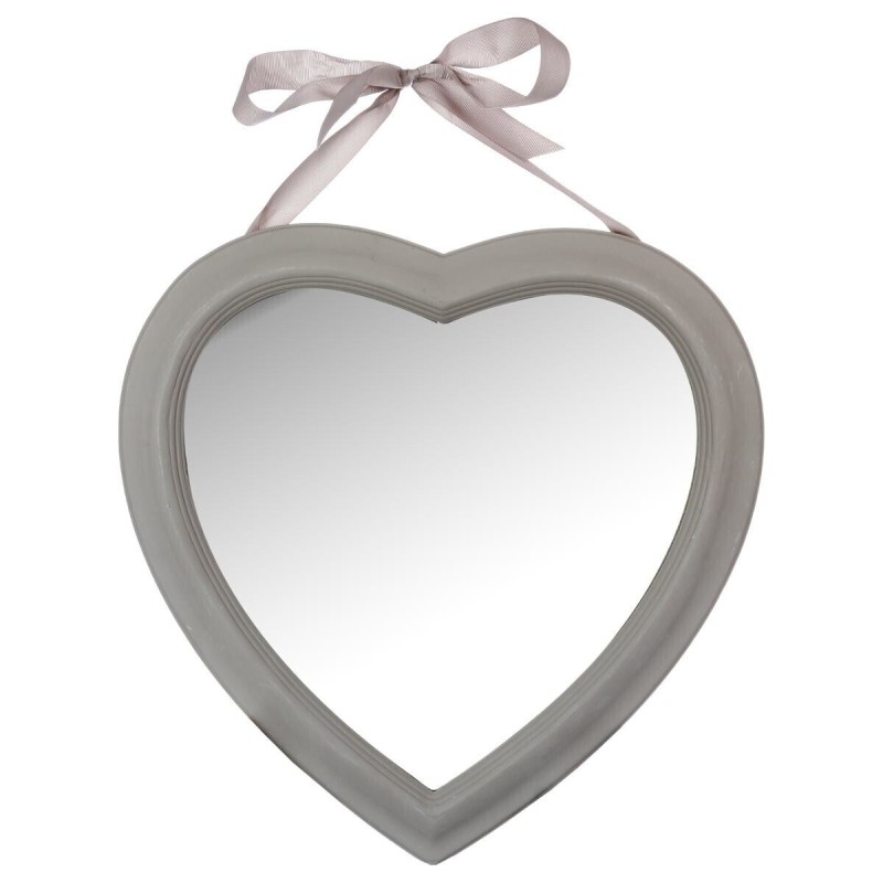 Oglinda Hearts, rama MDF, taupe, H.40 cm, 141260