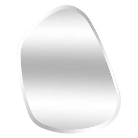 Oglinda Orga, rama MDF argintiu, H.68 cm, 200317