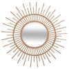 Oglinda Soleil, ratan, D.76 cm, 158229