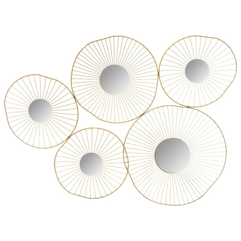 Oglinda Wired, metal, rama aurie, L.79 cm, 167008B
