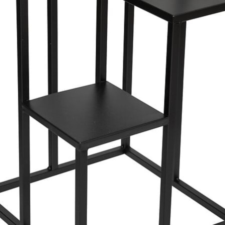 Suport plante Noir, metal, negru, H.87 cm, 193775