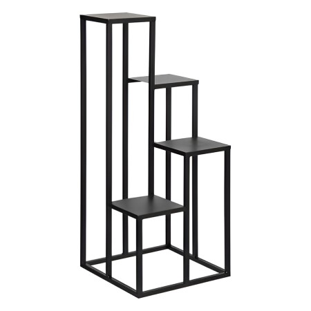 Suport plante Noir, metal, negru, H.87 cm, 193775