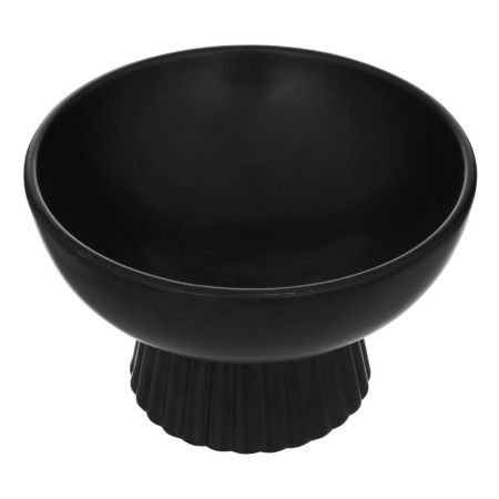 Bol decorativ Chaya, negru, D.22 cm, 195022