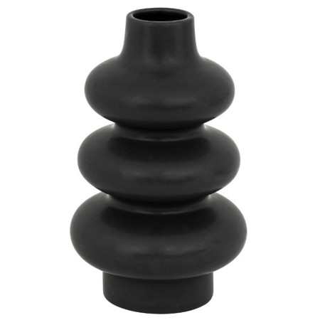 Vaza Clothilde, ceramica, negru, H.25 cm, 204220
