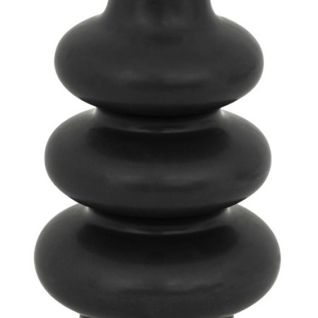 Vaza Clothilde, ceramica, negru, H.25 cm, 204220