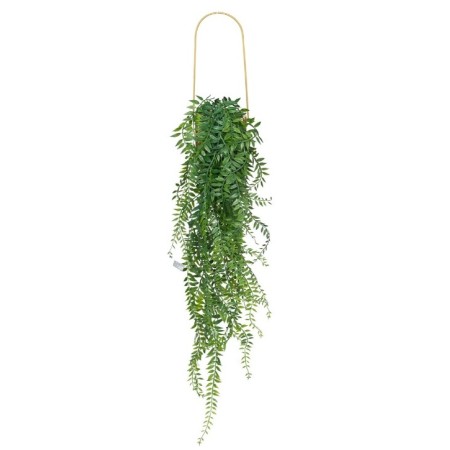 Planta artificiala suspendata Hang, suport metalic auriu, H.82 cm, 196705