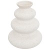 Vaza Olme, ceramica, alb, H.20 cm, 196677