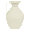 Vaza Sylvain, metal, alb mat, H.36 cm, 204211