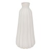 Vaza Fernan, ceramica, alb, H.30 cm, 206578