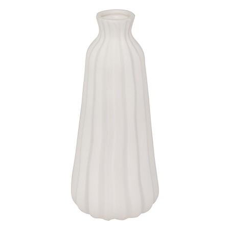 Vaza Fernan, ceramica, alb, H.30 cm, 206578
