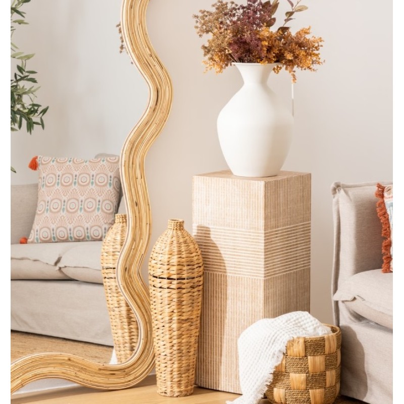 Vaza Sylvain, metal, alb mat, H.36 cm, 204211