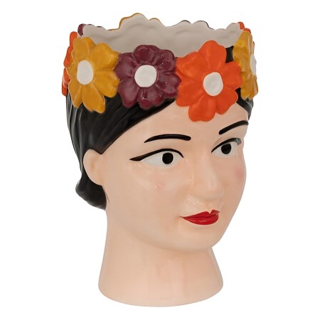 Vaza Woman, ceramica, multicolor, D.13 cm, 206615