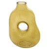 Vaza Donut, sticla, verde, H.25 cm, 193825A