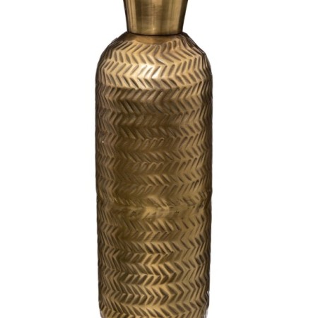 Vaza Night, metal, auriu, H.45 cm, 189197