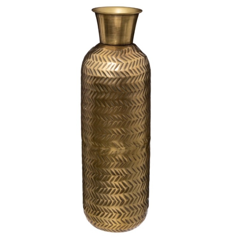Vaza Night, metal, auriu, H.45 cm, 189197