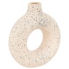 Vaza Cercle, ceramica, alb/negru, D.27 cm, 204288