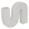 Vaza Soliflore, ceramica, alb, H.21 cm, 196678