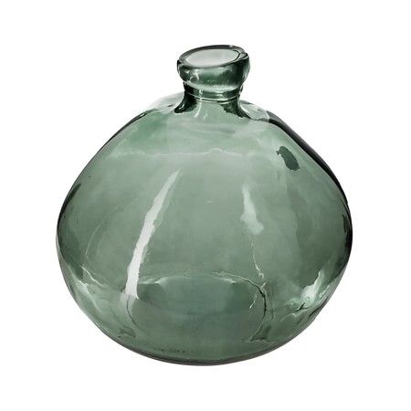 Vaza Uli, sticla, verde, D.32 cm, 155689F