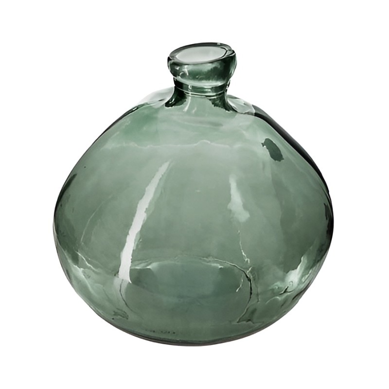 Vaza Uli, sticla, verde, D.32 cm, 155689F