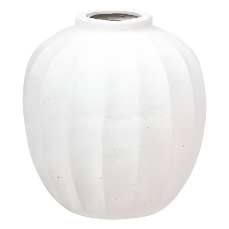 Vaza Amia, ceramica, alb, D.25 cm, 206632