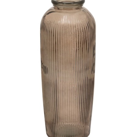 Vaza Luz, sticla, maro, H.72 cm, 206593