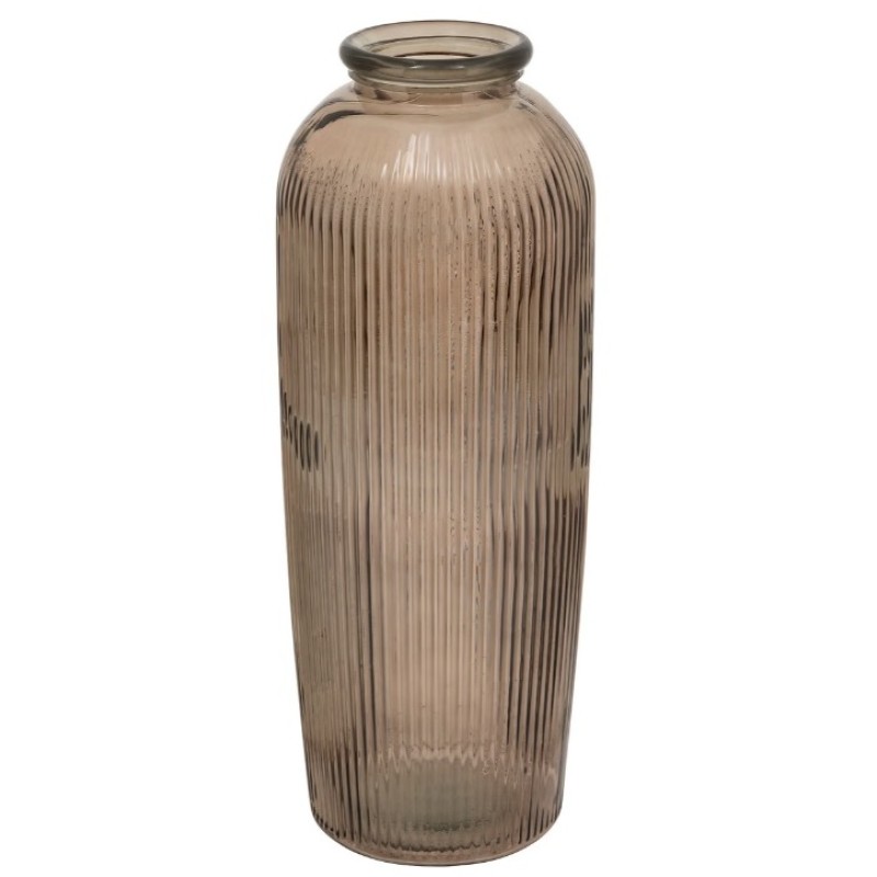 Vaza Luz, sticla, maro, H.72 cm, 206593