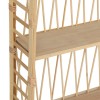 Raft de perete Anahi, bambus si MDF, bej, H.74 cm, 206426