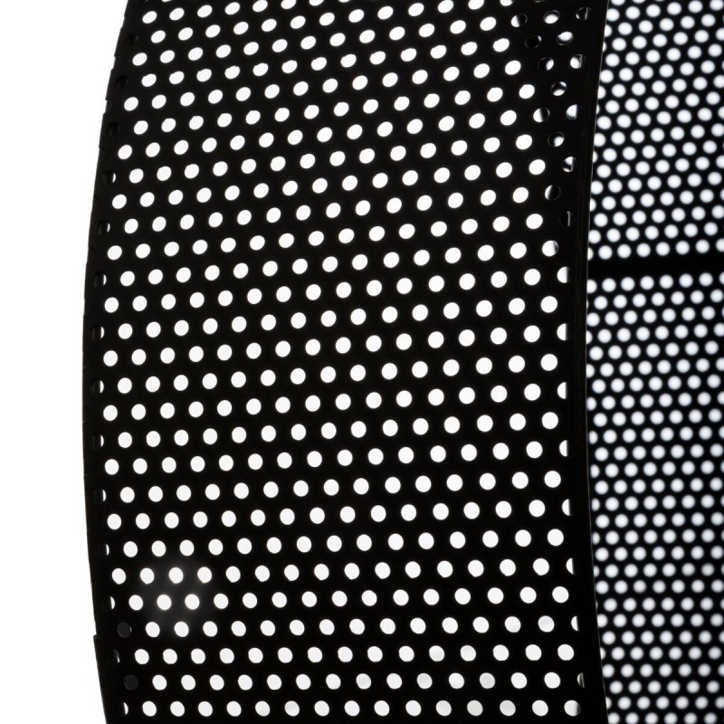 Set 3 rafturi Juni, metal, negru model plasa, D.25/30/35 cm, 166583