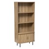 Biblioteca din metal si MDF, 2 usi, Colva, H.179 cm, 184926