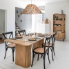 Masa dining Colva, lemn natur si MDF, L.180 cm, 197750