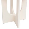 Masuta cafea Bloom, MDF, crem, D.40 cm, 206046A