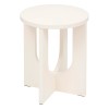 Masuta cafea Bloom, MDF, crem, D.40 cm, 206046A