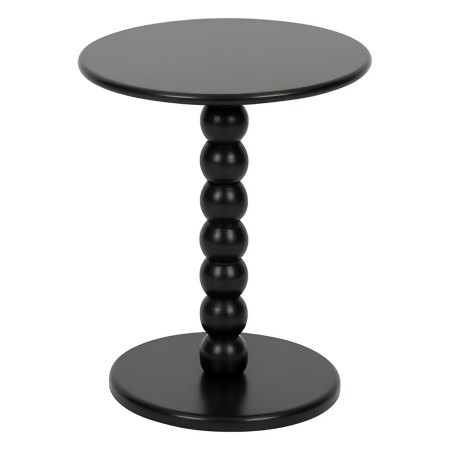 Masuta laterala Chamlo, lemn, negru, D.38 cm, 197896B