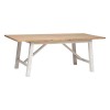 Masa dining Olbia, lemn si MDF, alb, L.200 cm, 197722