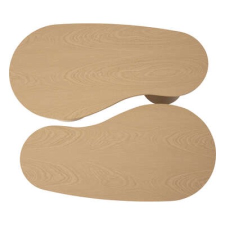 Set 2 masute de cafea Soleya, MDF natur, L.99 cm, 197800