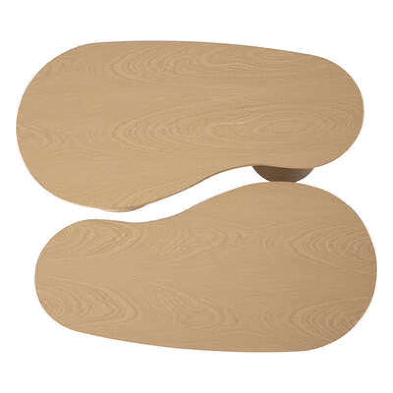 Set 2 masute de cafea Soleya, MDF natur, L.99 cm, 197800