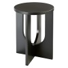 Masuta cafea Bloom, MDF, negru, D.40 cm, 206046B