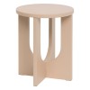 Masuta cafea Bloom, MDF, bej, D.40 cm, 206046C