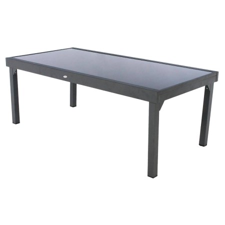 Masa de gradina extensibila Piazza, metal, gri antracit si grafit, L. 320 cm, 139774