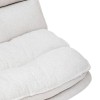 Scaun de birou rotativ Harper, textil bej deschis, H.87 cm, 207310A