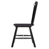 Scaun dining Isabel, lemn, negru, H.87 cm, 179169B