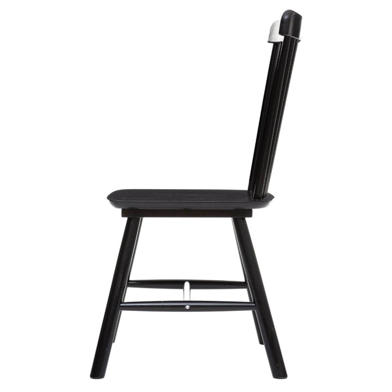 Scaun dining Isabel, lemn, negru, H.87 cm, 179169B