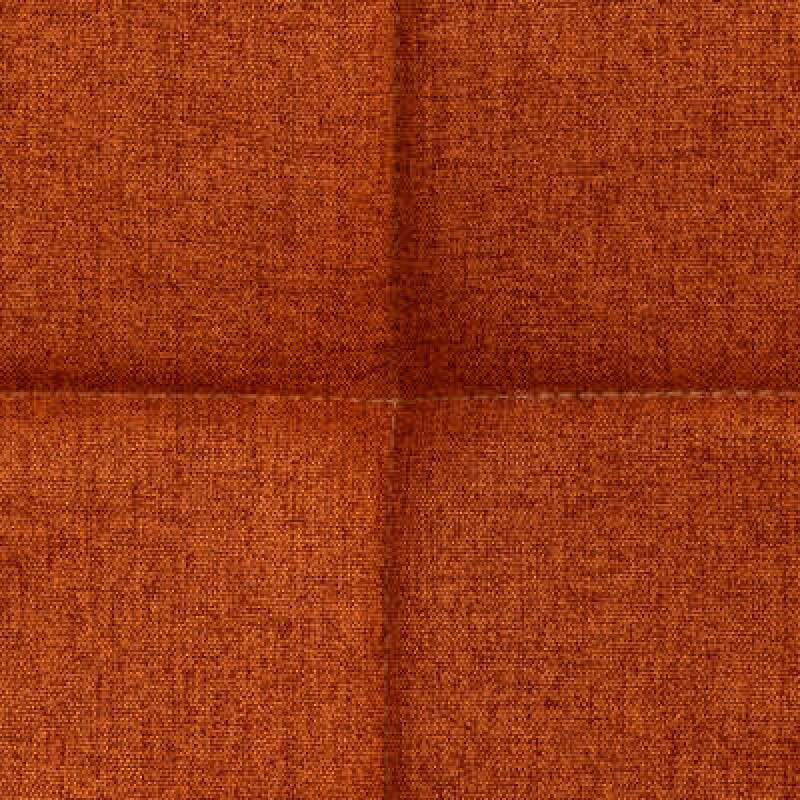 Scaun dining Sirac, picioare din metal negru, textil caramiziu, H.83 cm, 184905E