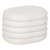 Taburet Giulia, boucle, spatiu depozitare, alb, H.40 cm, 202264A