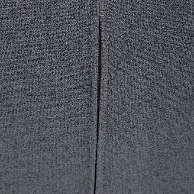 Scaun de birou rotativ Harper, textil gri, H.87 cm, 207310B