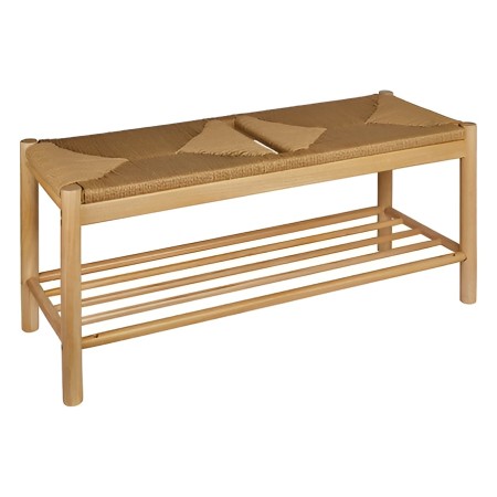 Bancheta din lemn de cauciuc, Maesi, L.95 cm, 207341