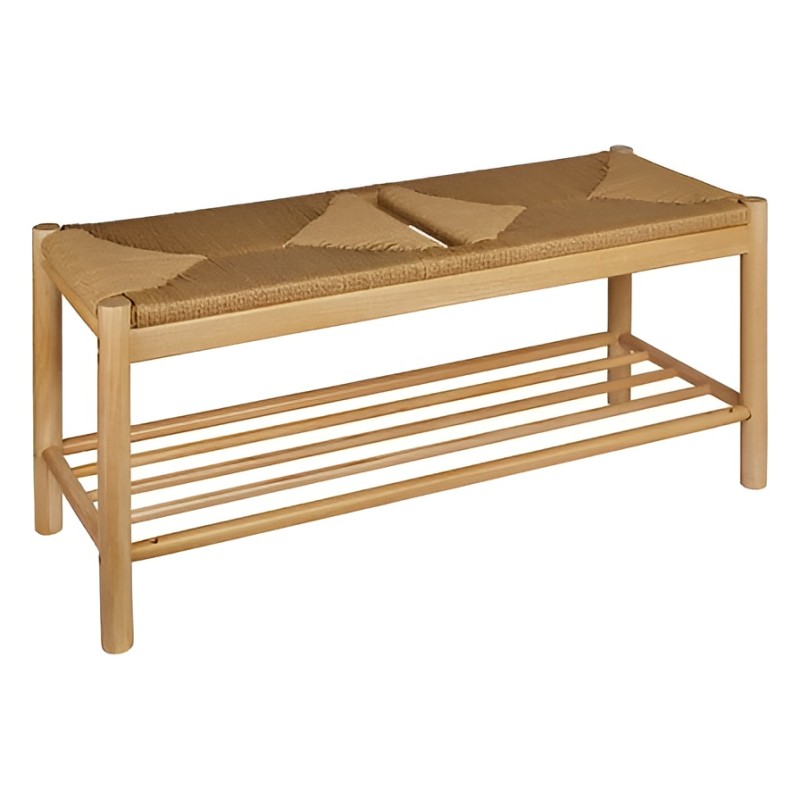 Bancheta din lemn de cauciuc, Maesi, L.95 cm, 207341
